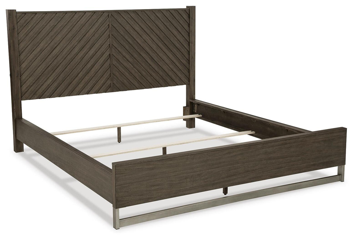 Arkenton King Panel Bed - B786B4