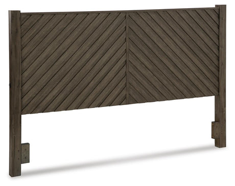 Arkenton King Panel Bed, Dresser and Mirror - B786B8