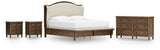 Sturlayne King Upholstered Panel Bed, Dresser and 2 Nightstands - B787B7