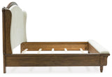 Sturlayne King Upholstered Panel Bed, Dresser and 2 Nightstands - B787B7