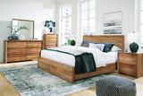 Dressonni King Panel Bed, Dresser and Mirror - B790B6