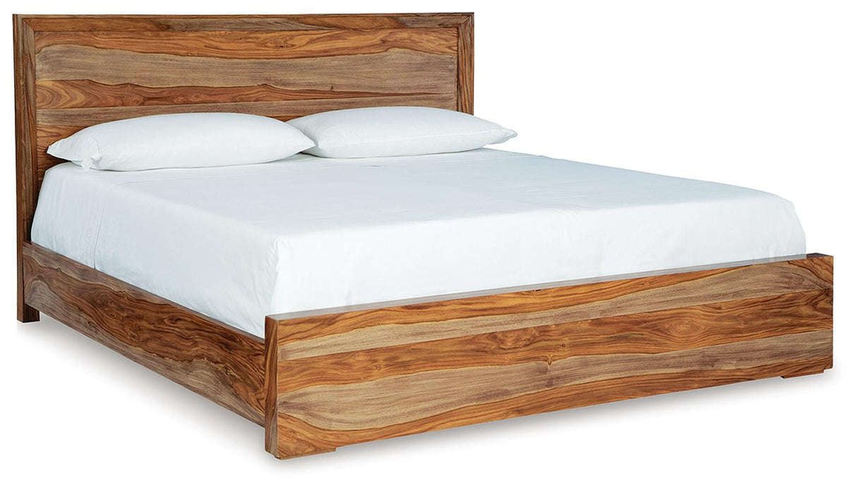 Dressonni Queen Panel Bed, Dresser and Mirror - B790B3