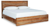 Dressonni California King Panel Bed, Dresser and Mirror - B790B7