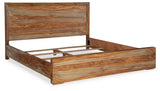 Dressonni California King Panel Bed, Dresser and Mirror - B790B7
