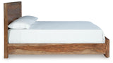 Dressonni California King Panel Bed, Dresser and Mirror - B790B7