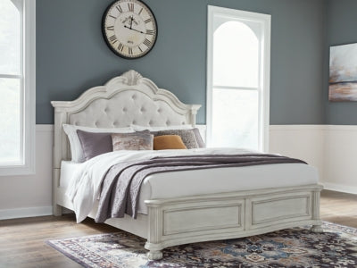 Montelaine California King Upholstered Panel Bed - B795B7