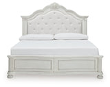 Montelaine California King Upholstered Panel Bed - B795B7