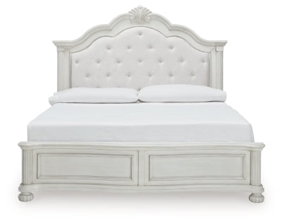 Montelaine California King Upholstered Panel Bed - B795B7
