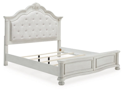 Montelaine California King Upholstered Panel Bed - B795B7
