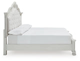 Montelaine California King Upholstered Panel Bed - B795B7
