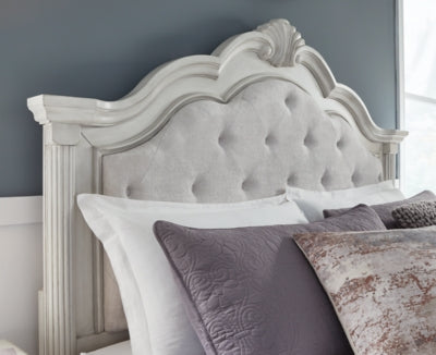 Montelaine King Upholstered Panel Bed - B795B6
