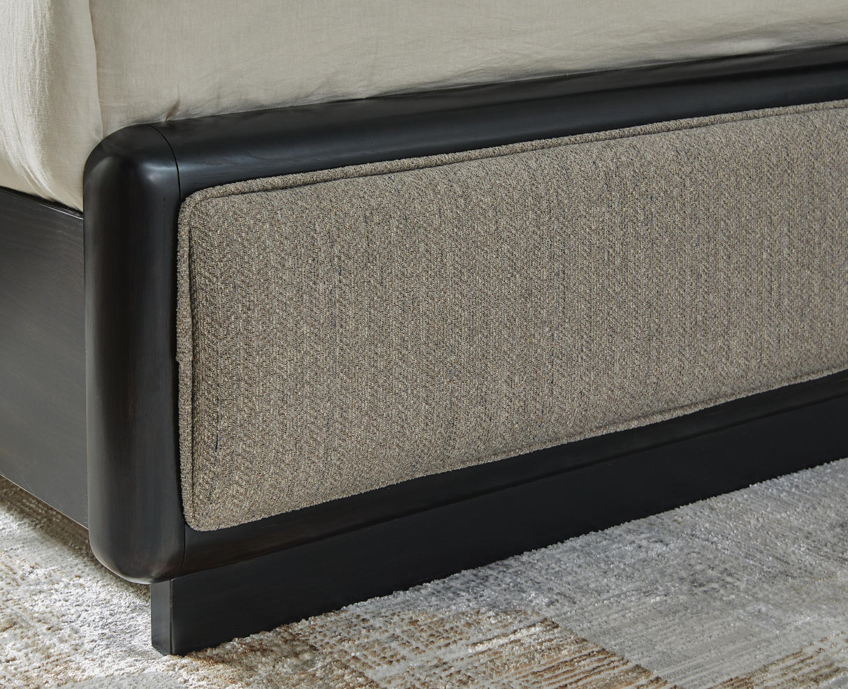 Rowanbeck Queen Upholstered Panel Bed - B821B2