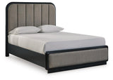 Rowanbeck Queen Upholstered Panel Bed - B821B2