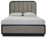 Rowanbeck Queen Upholstered Panel Bed - B821B2