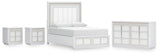 Chalanna Queen Storage Bed, Dresser and 2 Nightstands - B822B9