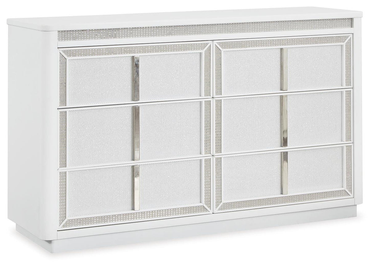 Chalanna Queen Storage Bed, Dresser and 2 Nightstands - B822B9