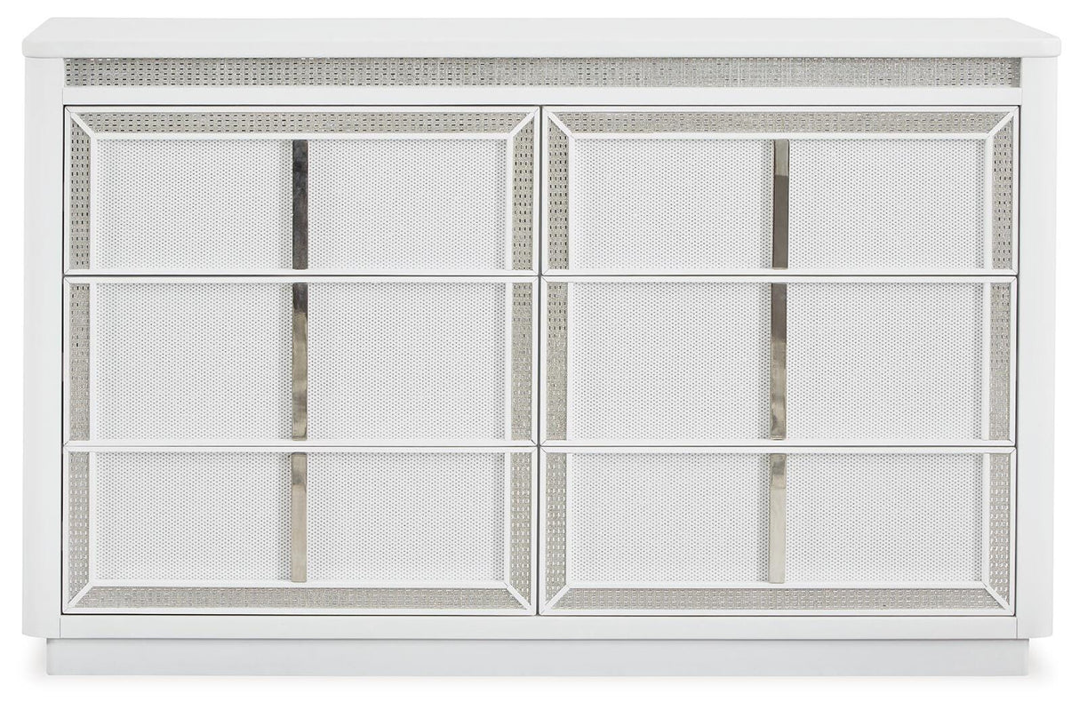Chalanna Queen Storage Bed, Dresser and 2 Nightstands - B822B9