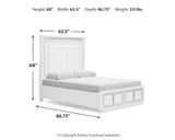 Chalanna Queen Upholstered Storage Bed - B822B2