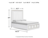 Chalanna Queen Upholstered Storage Bed - B822B2