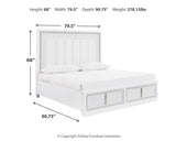 Chalanna California King Upholstered Storage Bed - B822B5