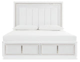 Chalanna King Upholstered Storage Bed - B822B4