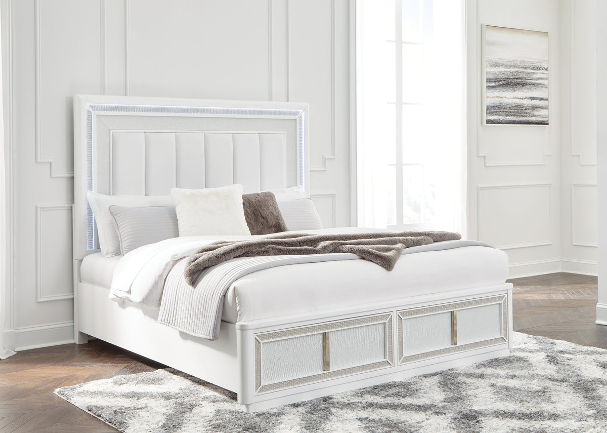 Chalanna Queen Upholstered Storage Bed - B822B2