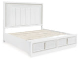 Chalanna King Upholstered Storage Bed - B822B4