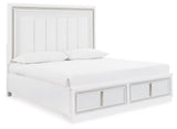Chalanna King Upholstered Storage Bed - B822B4