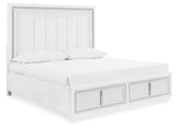 Chalanna King Upholstered Storage Bed - B822B4
