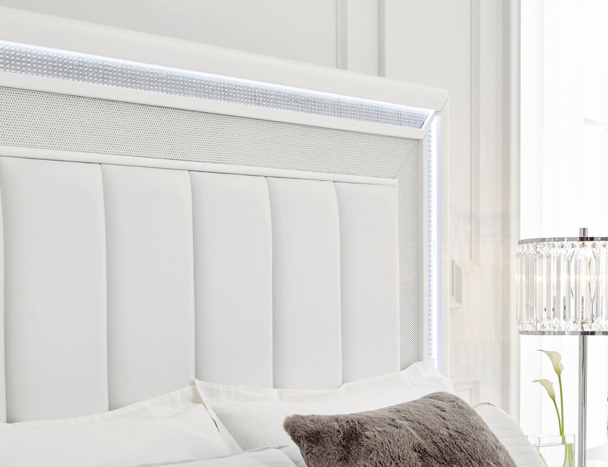 Chalanna California King Upholstered Storage Bed - B822B5