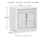 Chalanna Queen Panel Storage Bed and Nightstand - B822B8