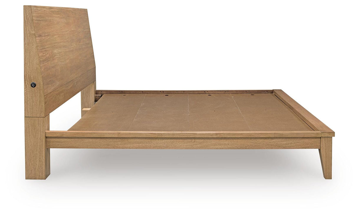 Sherbana King Panel Bed - B833B4