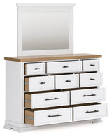 Ashbryn Dresser and Mirror - B844B1