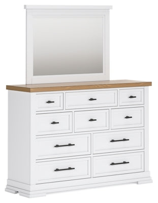 Ashbryn Dresser and Mirror - B844B1