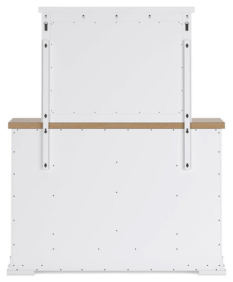 Ashbryn Dresser and Mirror - B844B1