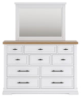 Ashbryn Dresser and Mirror - B844B1