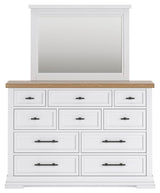 Ashbryn Dresser and Mirror - B844B1