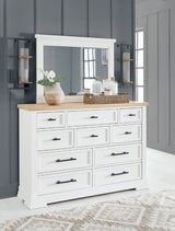 Ashbryn Dresser and Mirror - B844B1