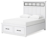 Ashbryn Queen Panel Storage Bed - B844B2