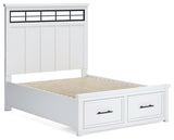 Ashbryn Queen Panel Storage Bed - B844B2
