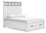 Ashbryn Queen Panel Storage Bed - B844B2