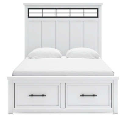 Ashbryn Queen Panel Storage Bed - B844B2