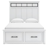 Ashbryn Queen Panel Storage Bed - B844B2