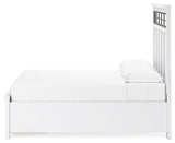 Ashbryn Queen Panel Storage Bed, Dresser and Mirror - B844B3