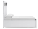 Ashbryn Queen Panel Storage Bed, Dresser and Mirror - B844B3