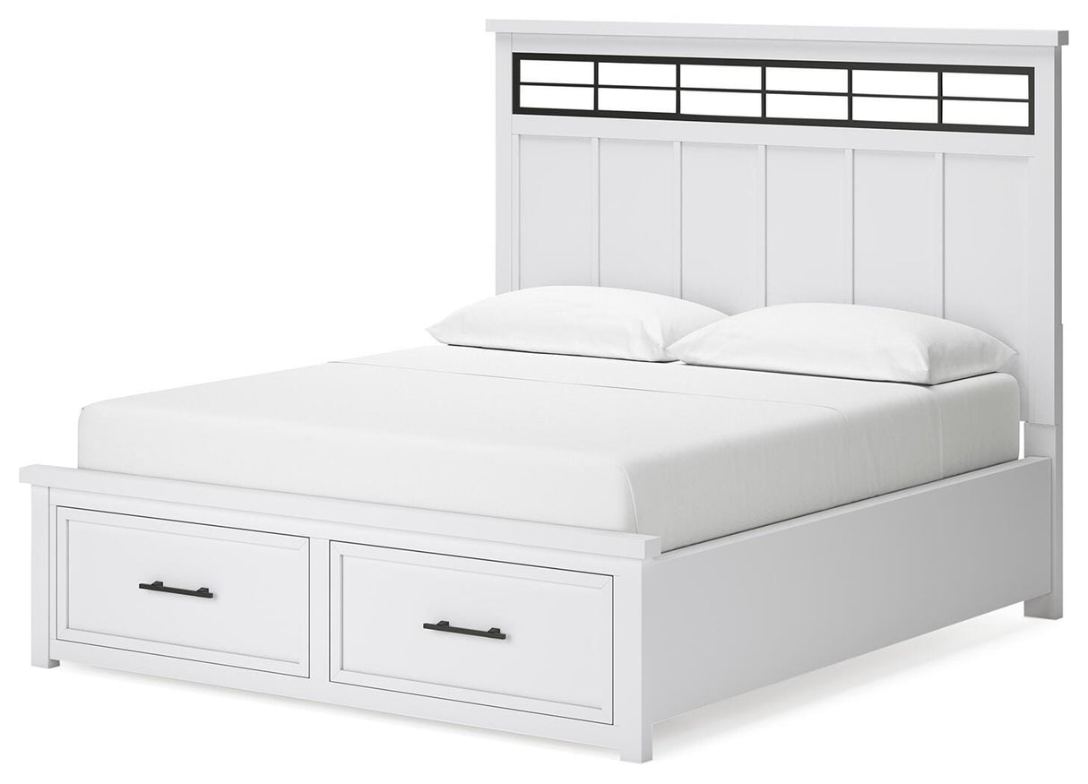 Ashbryn California King Panel Storage Bed - B844B5