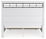 Ashbryn California King Panel Storage Bed, Dresser and Mirror - B844B7