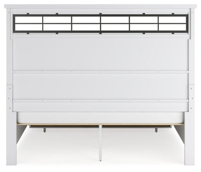 Ashbryn California King Panel Storage Bed, Dresser and Mirror - B844B7