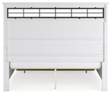 Ashbryn California King Panel Storage Bed, Dresser and Mirror - B844B7