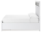 Ashbryn California King Panel Storage Bed, Dresser and Mirror - B844B7